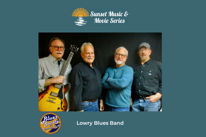 The four members of the Lowry Blues Band