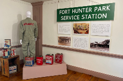 Artifacts from the Fort Hunter gas station