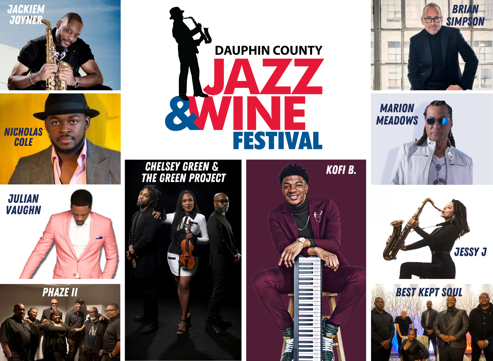 Jazz & Wine Festival Artists 2026